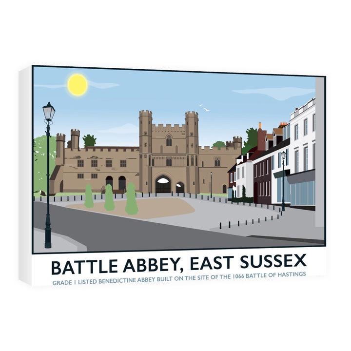 Battle Abbey, Battle 60cm x 80cm Canvas