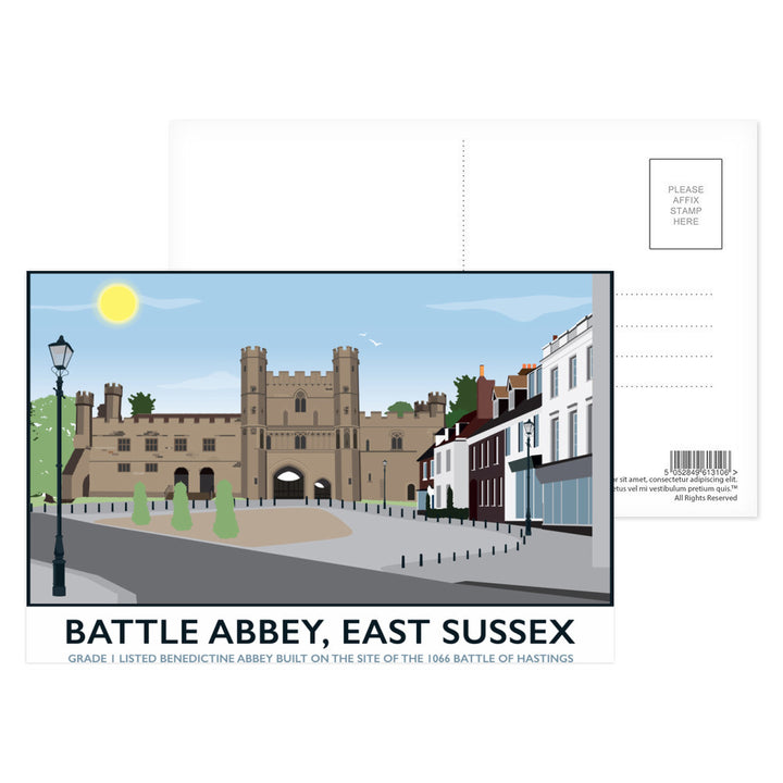 Battle Abbey, Battle Postcard Pack