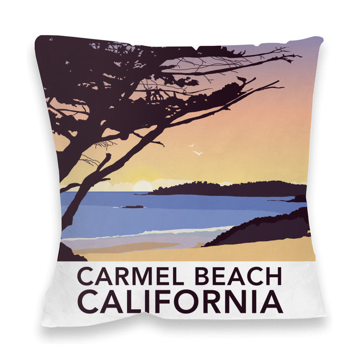 Carmel Beach, California Fibre Filled Cushion