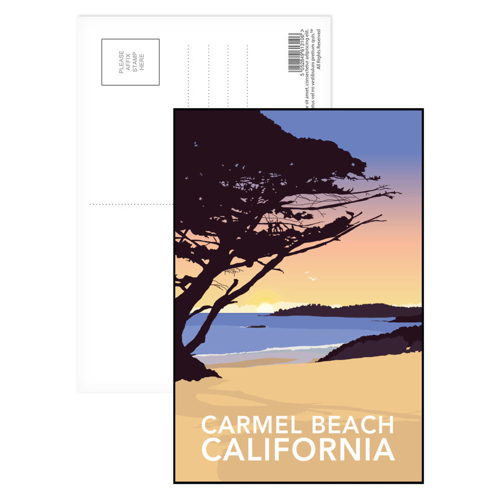Carmel Beach, California Postcard Pack