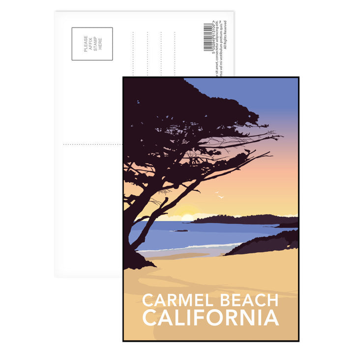 Carmel Beach, California Postcard Pack
