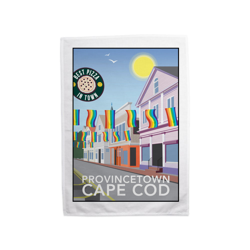 Provincetown, Cape Cod Tea Towel