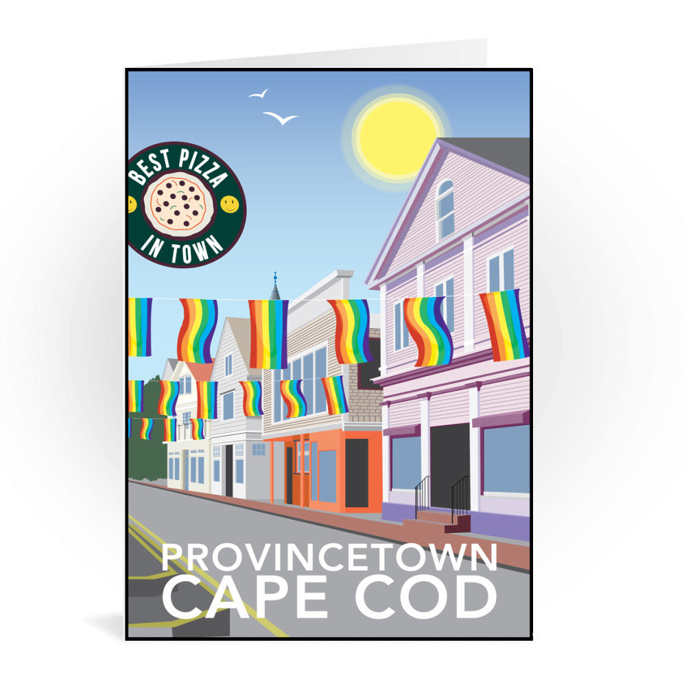 Provincetown, Cape Cod Greeting Card 7x5