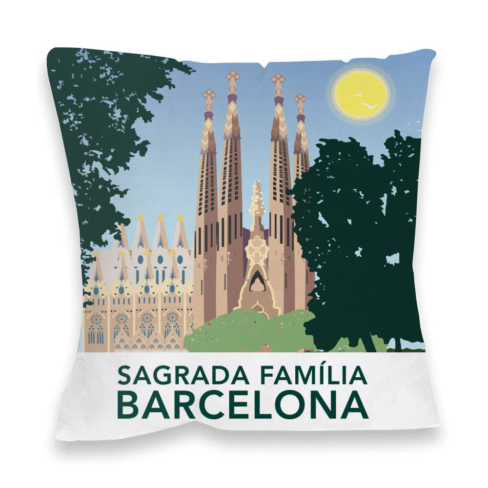 Sagrada Familia, Barcelona Fibre Filled Cushion