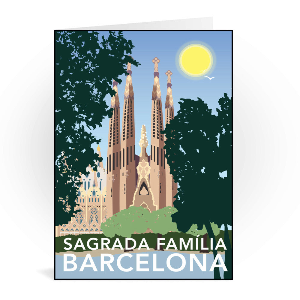Sagrada Familia, Barcelona Greeting Card 7x5