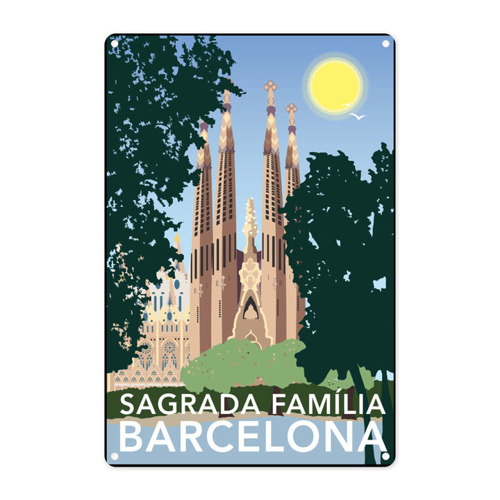 Sagrada Familia, Barcelona Metal Sign