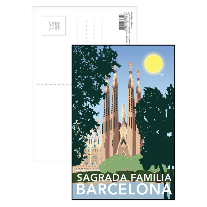 Sagrada Familia, Barcelona Postcard Pack