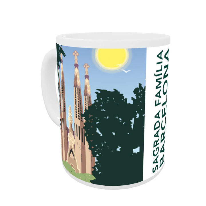 Sagrada Familia, Barcelona Coloured Insert Mug