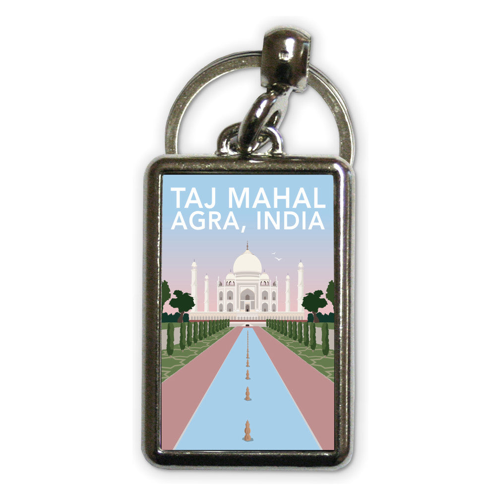 Taj Mahal, Agra Metal Keyring