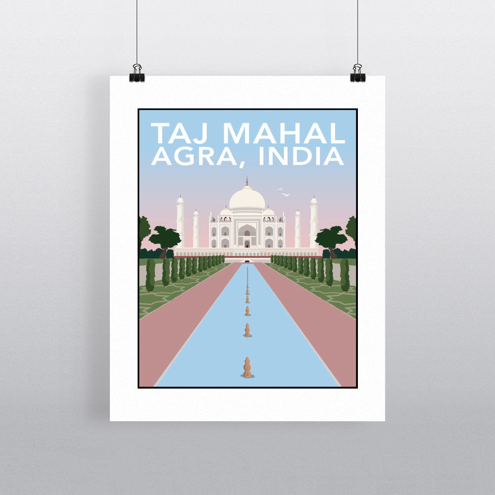 Taj Mahal, Agra 90x120cm Fine Art Print