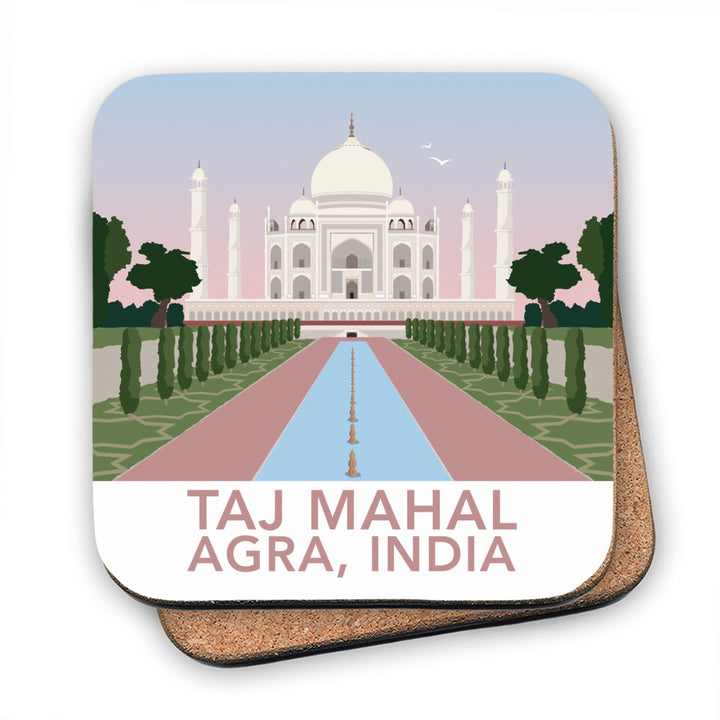 Taj Mahal, Agra MDF Coaster