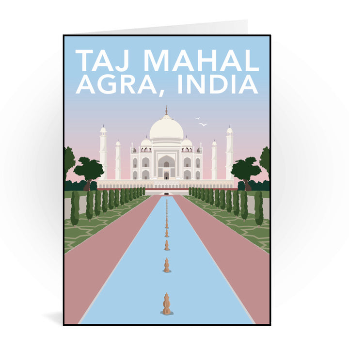 Taj Mahal, Agra Greeting Card 7x5