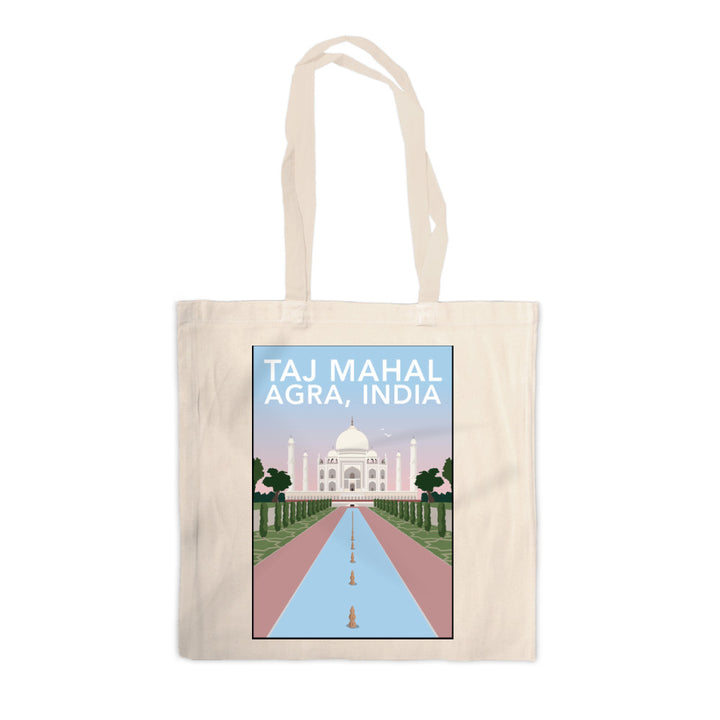 Taj Mahal, Agra Canvas Tote Bag