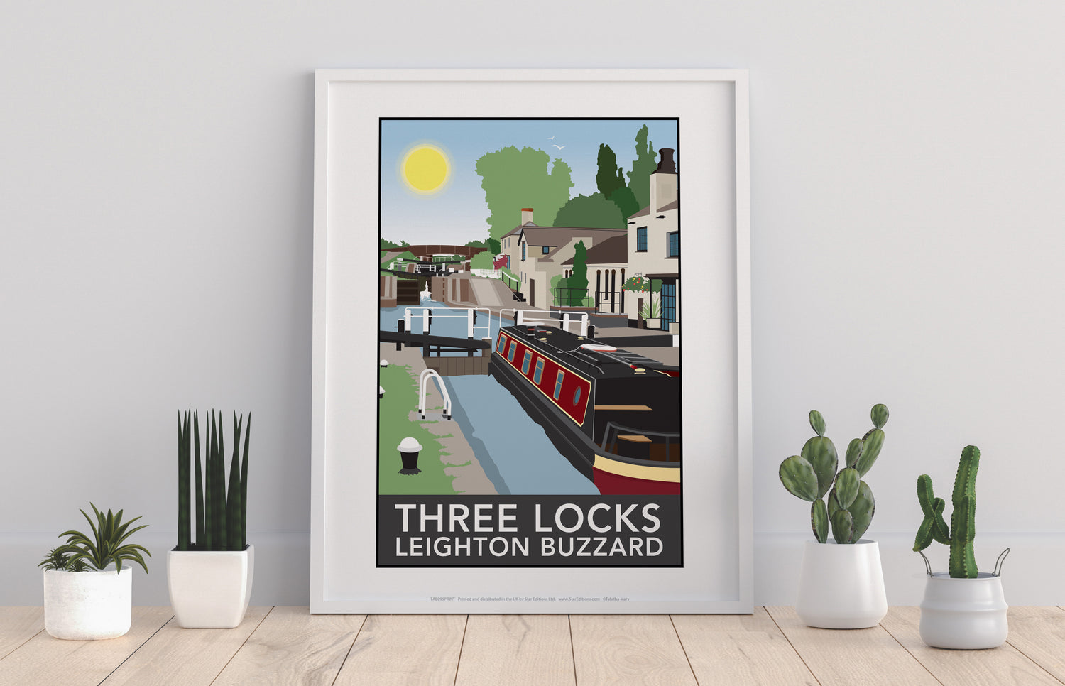 Three Locks, Leighton Buzzard - Art Print