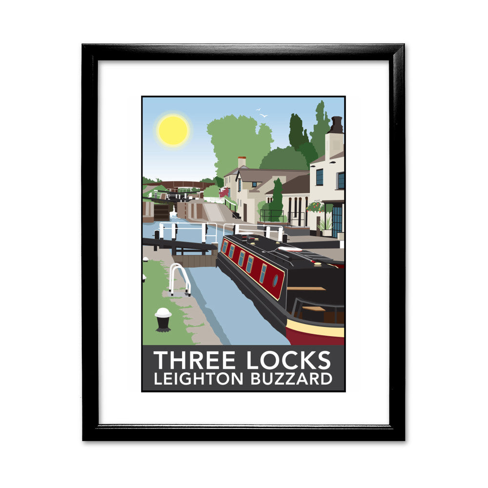 Three Locks, Leighton Buzzard - Art Print