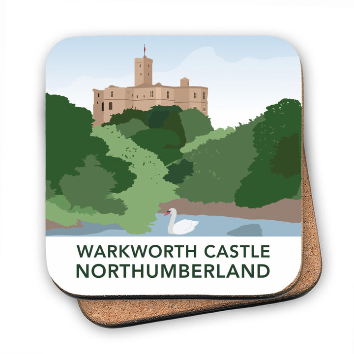 Warkworth Castle, Warkworth MDF Coaster