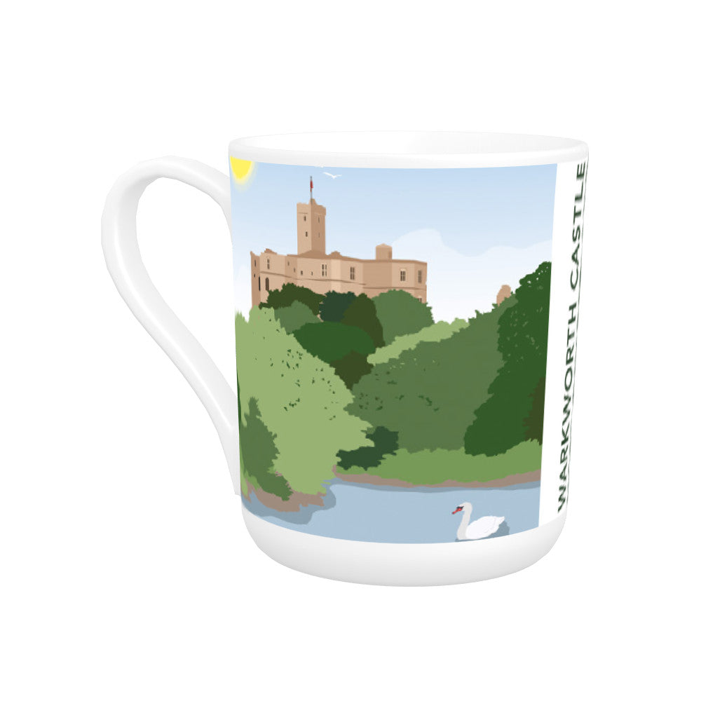 Warkworth Castle, Warkworth Bone China Mug
