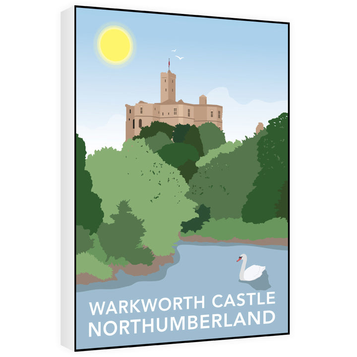 Warkworth Castle, Warkworth 60cm x 80cm Canvas