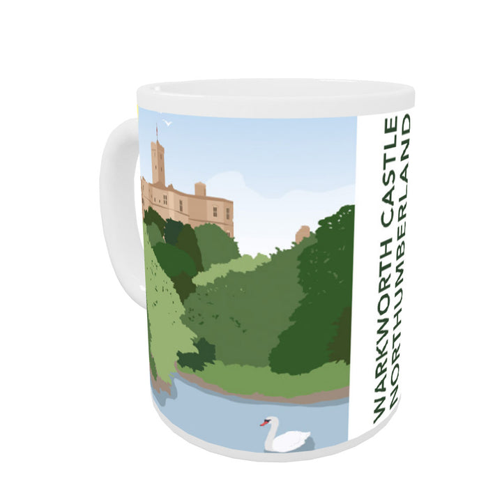 Warkworth Castle, Warkworth Coloured Insert Mug