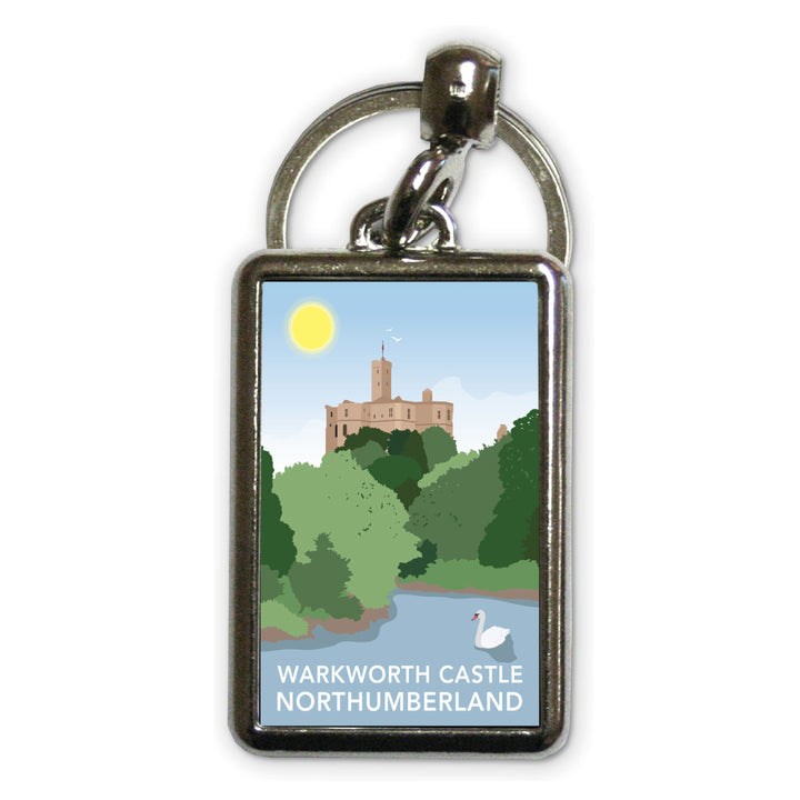 Warkworth Castle, Warkworth Metal Keyring