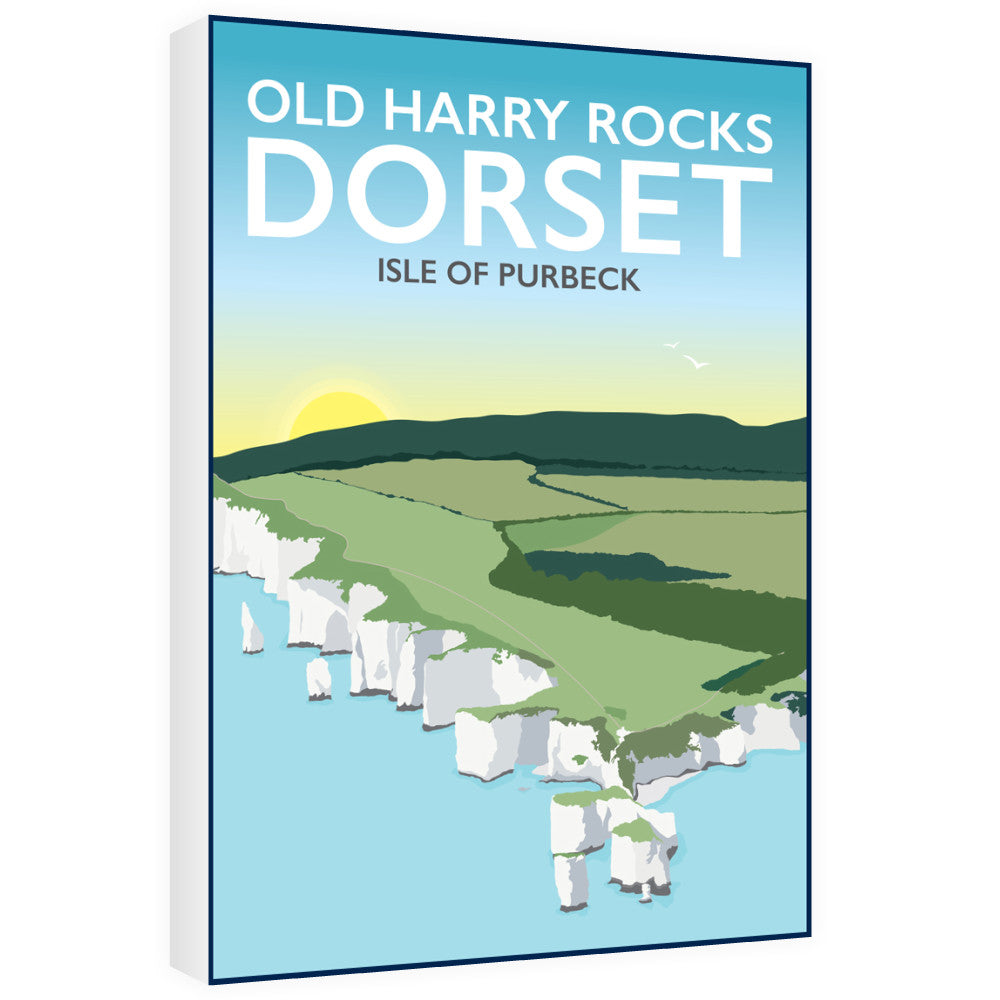 Old Harry Rocks, Dorset 60cm x 80cm Canvas