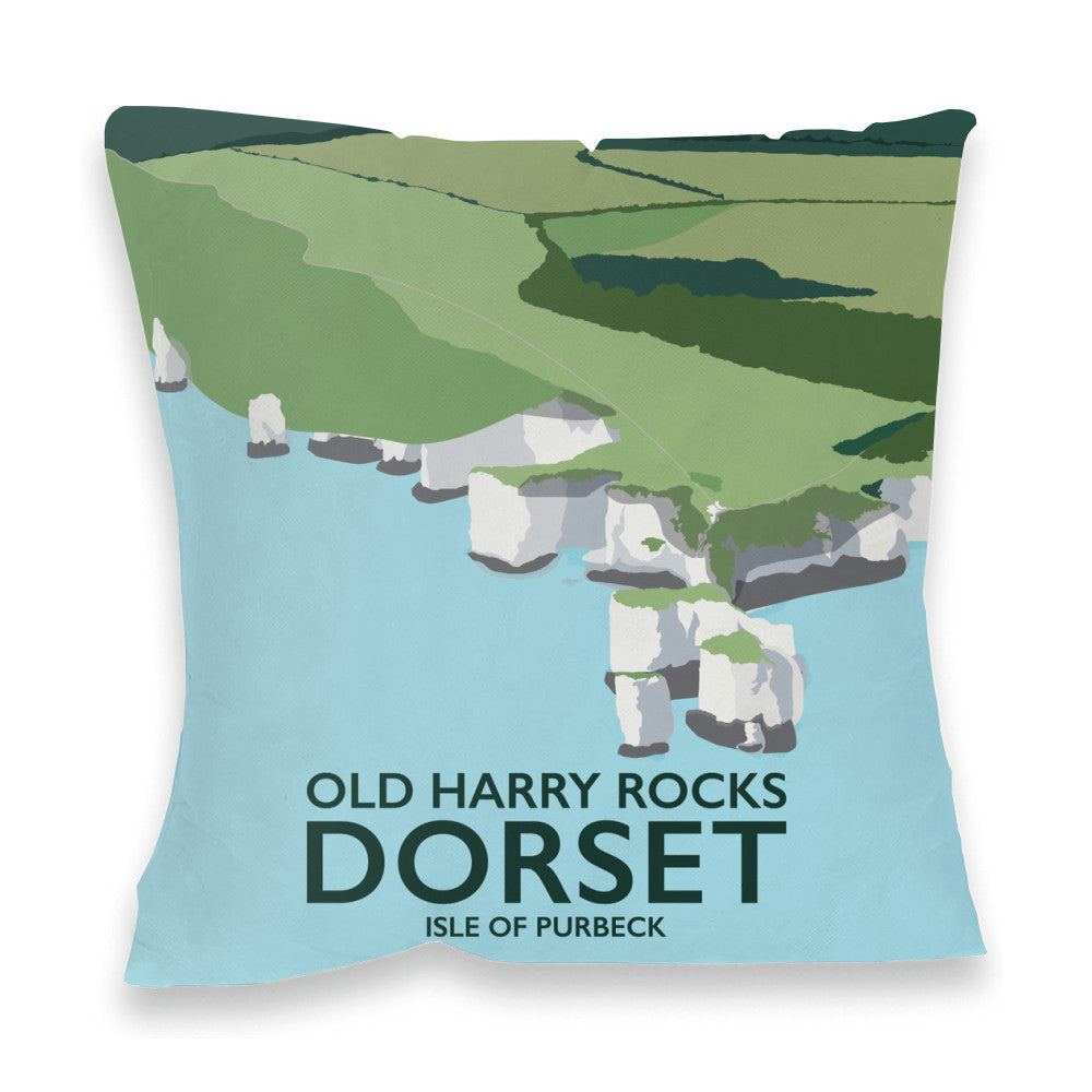 Old Harry Rocks, Dorset Fibre Filled Cushion