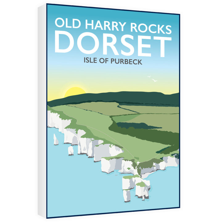 Old Harry Rocks, Dorset 60cm x 80cm Canvas