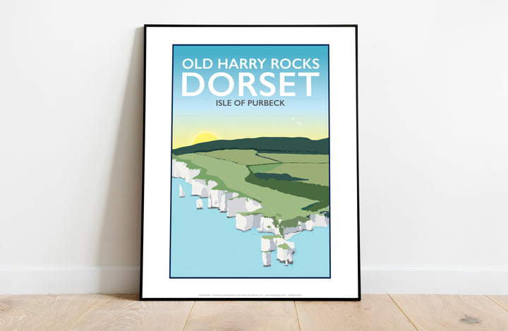 Old Harry Rocks, Dorset - Art Print