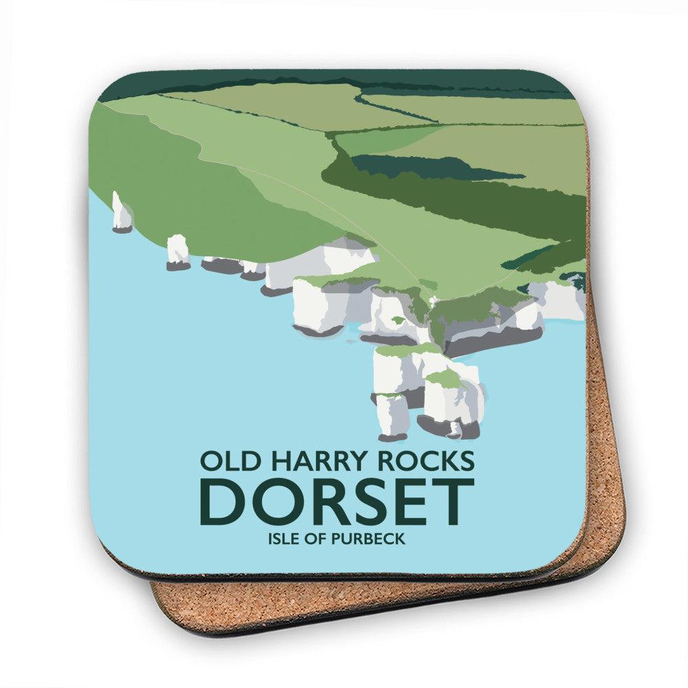 Old Harry Rocks, Dorset MDF Coaster