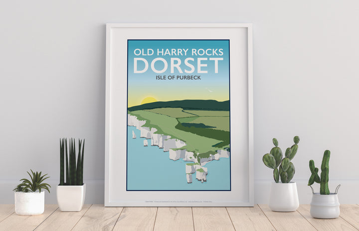 Old Harry Rocks, Dorset - Art Print