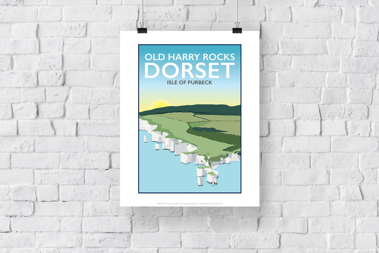 Old Harry Rocks, Dorset - Art Print