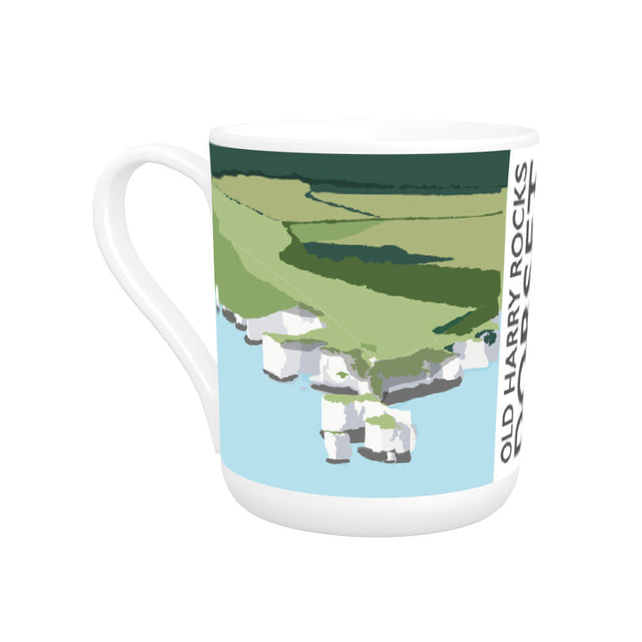 Old Harry Rocks, Dorset Bone China Mug