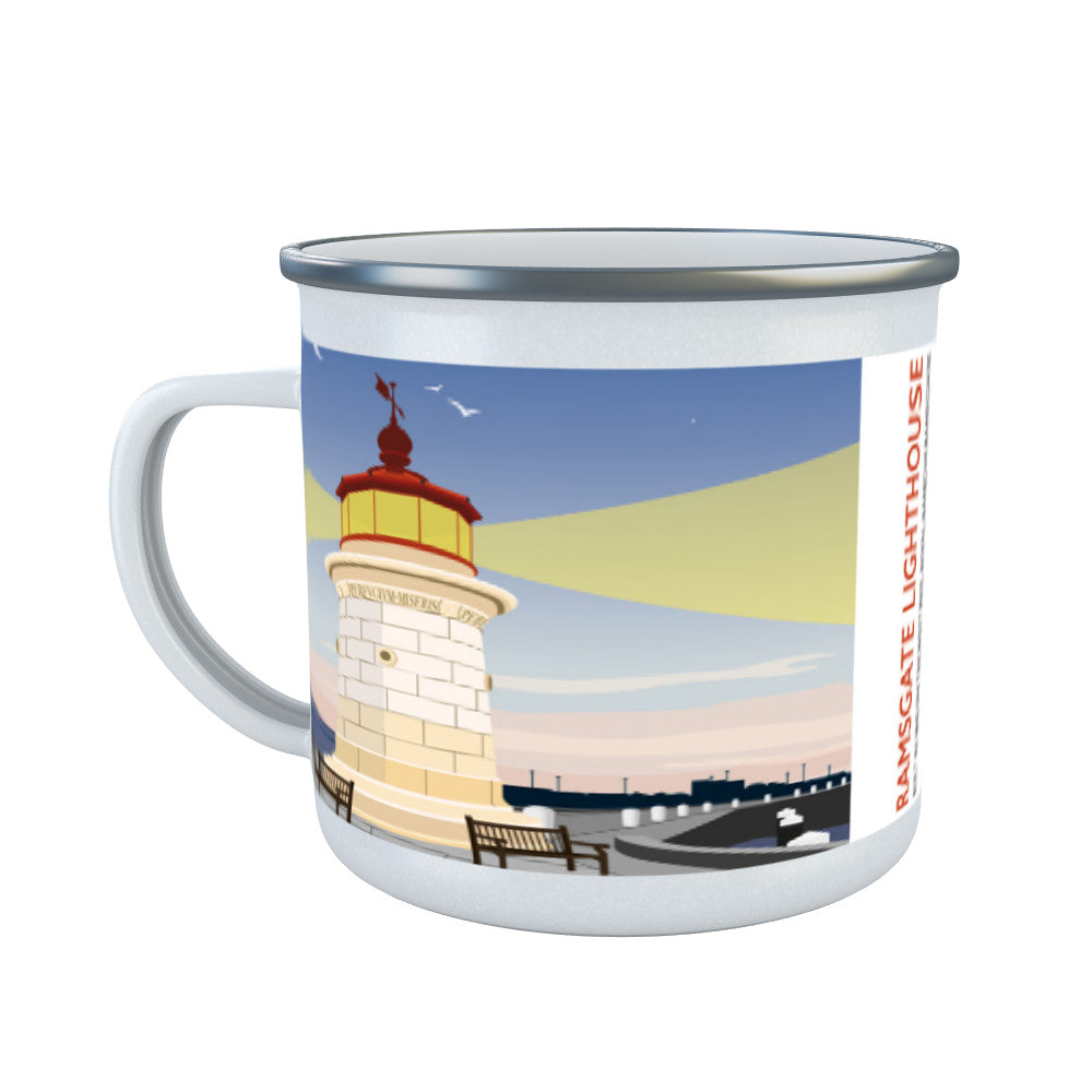 Ramsgate Lighthouse, Ramsgate Enamel Mug