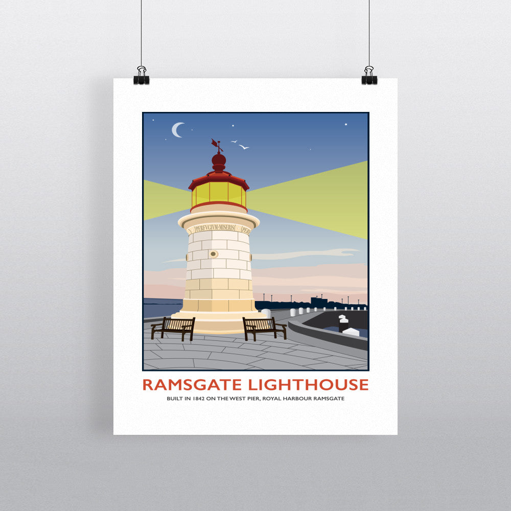 Ramsgate Lighthouse, Ramsgate 90x120cm Fine Art Print