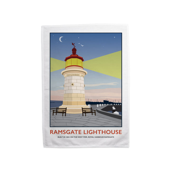 Ramsgate Lighthouse, Ramsgate Tea Towel
