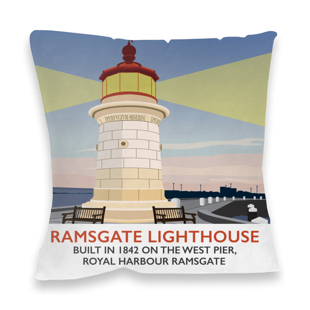 Ramsgate Lighthouse, Ramsgate Fibre Filled Cushion