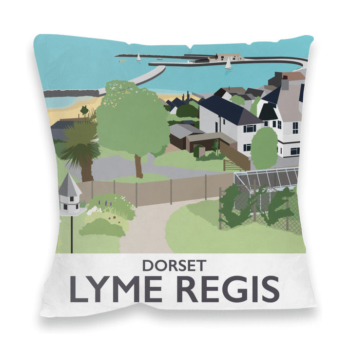 Lyme Regis, Dorset Fibre Filled Cushion