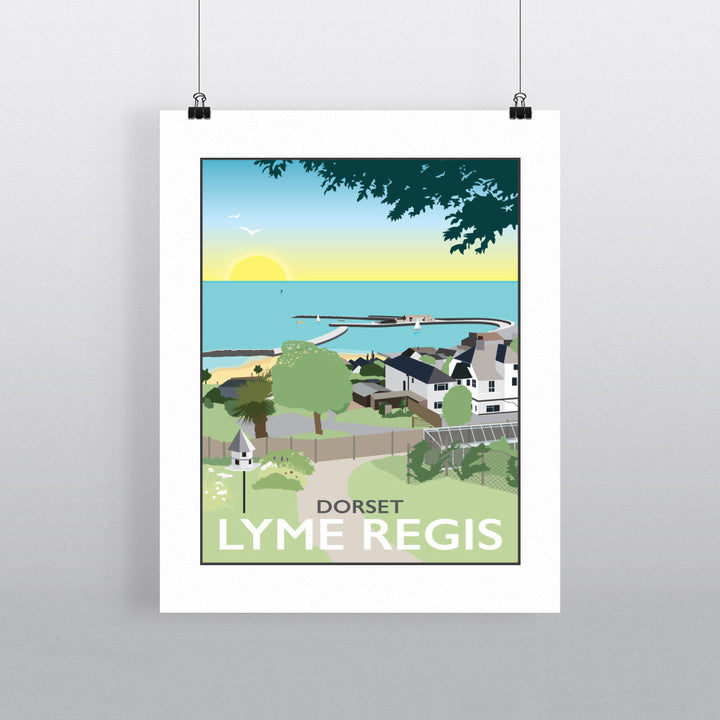 Lyme Regis, Dorset 90x120cm Fine Art Print