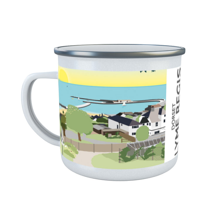 Lyme Regis, Dorset Enamel Mug