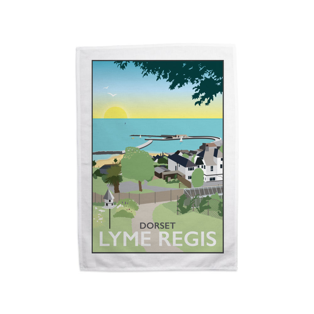 Lyme Regis, Dorset Tea Towel