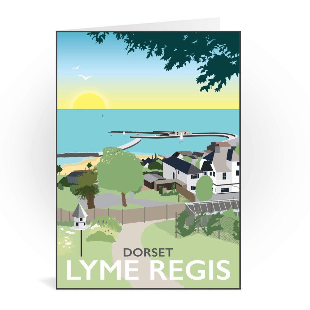 Lyme Regis, Dorset Greeting Card 7x5
