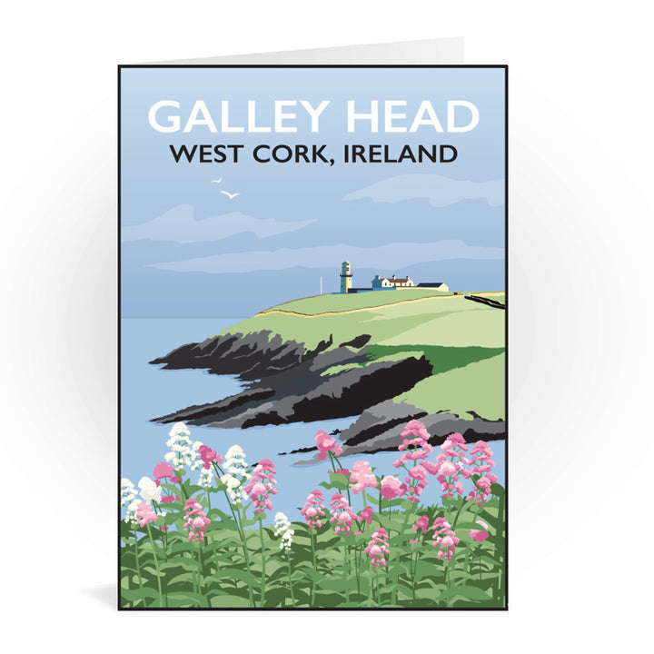 Galley Head, West Cork Greeting Card 7x5