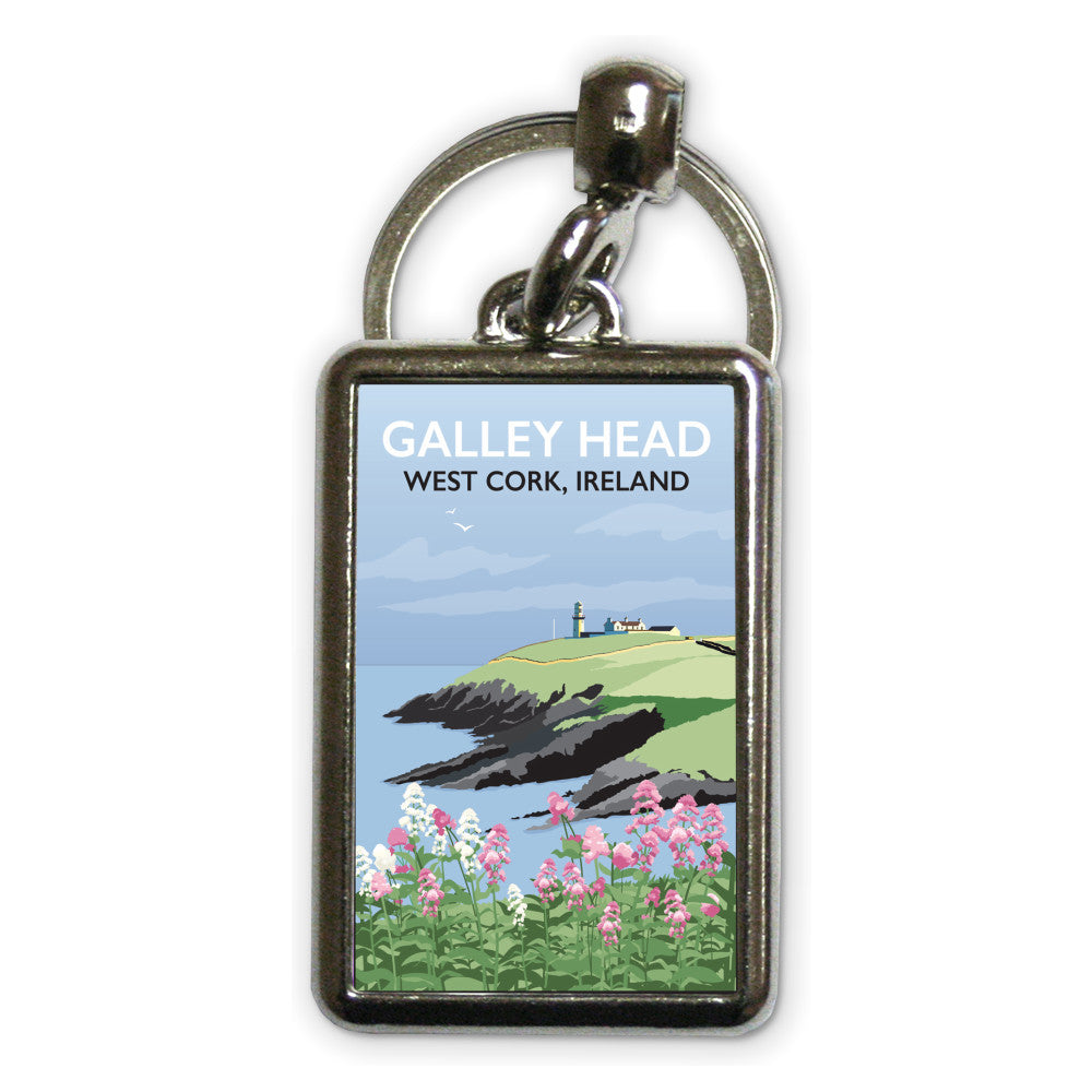 Galley Head, West Cork Metal Keyring