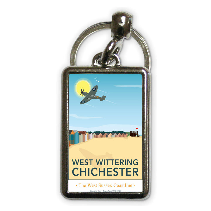 West Wittering, Chichester Metal Keyring