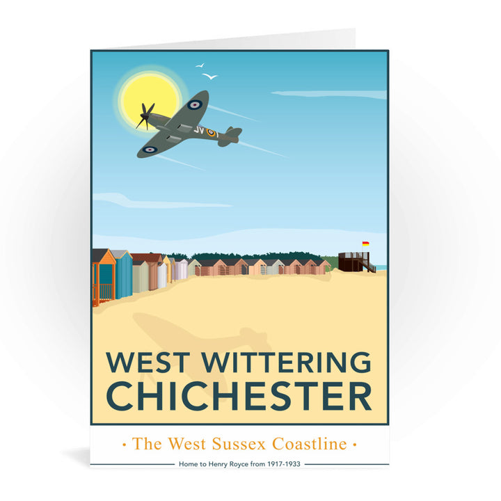 West Wittering, Chichester Greeting Card 7x5