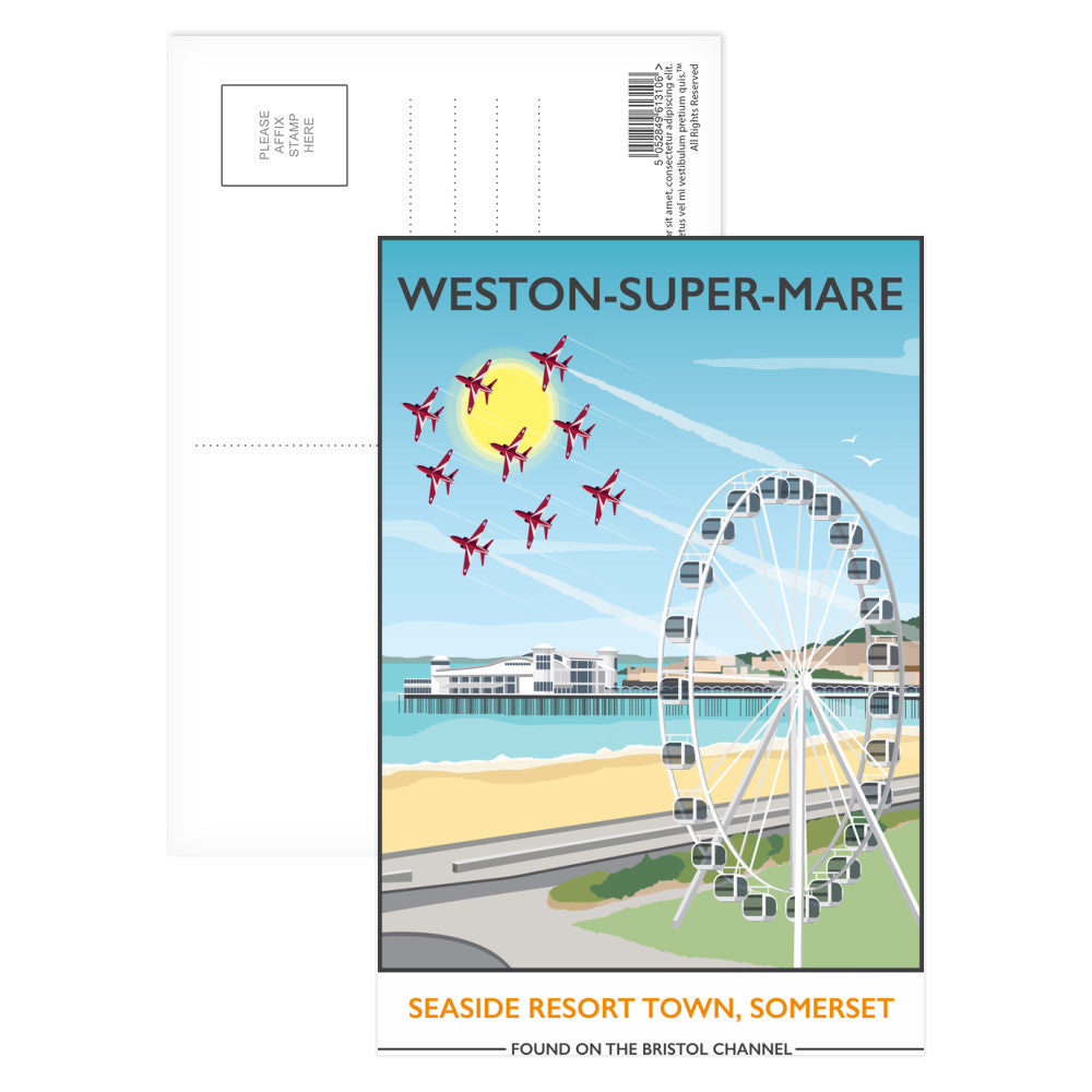 Weston Super Mare, Somerset Postcard Pack
