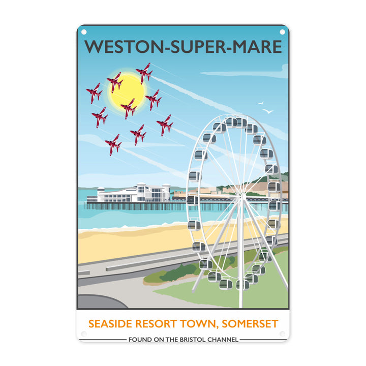 Weston Super Mare, Somerset Metal Sign