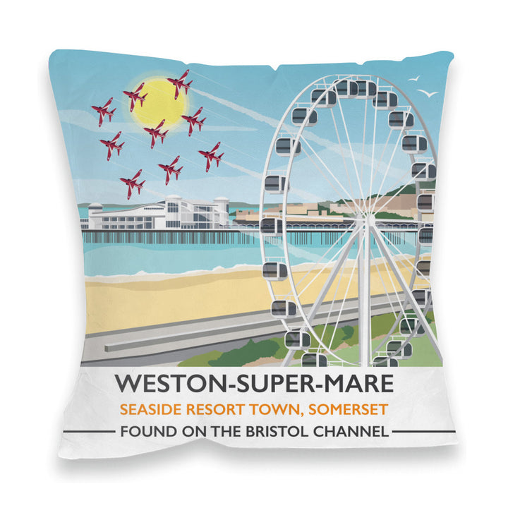 Weston Super Mare, Somerset Fibre Filled Cushion