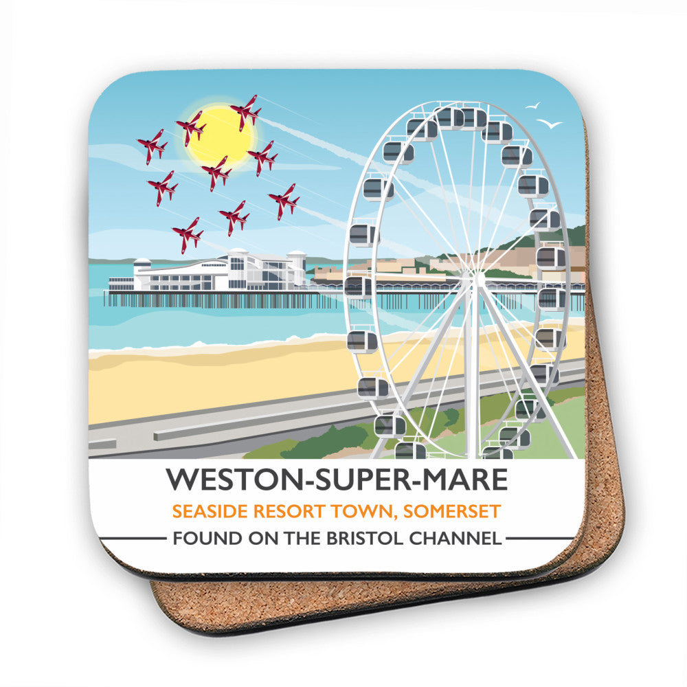 Weston Super Mare, Somerset MDF Coaster