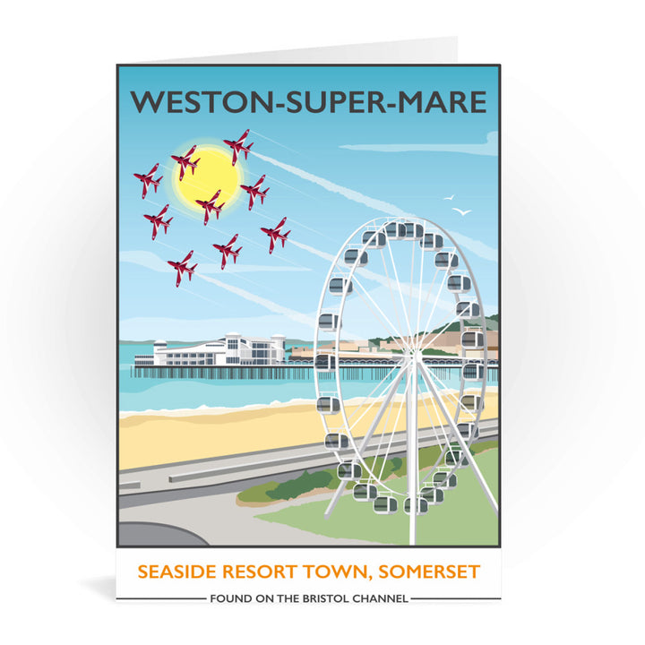 Weston Super Mare, Somerset Greeting Card 7x5
